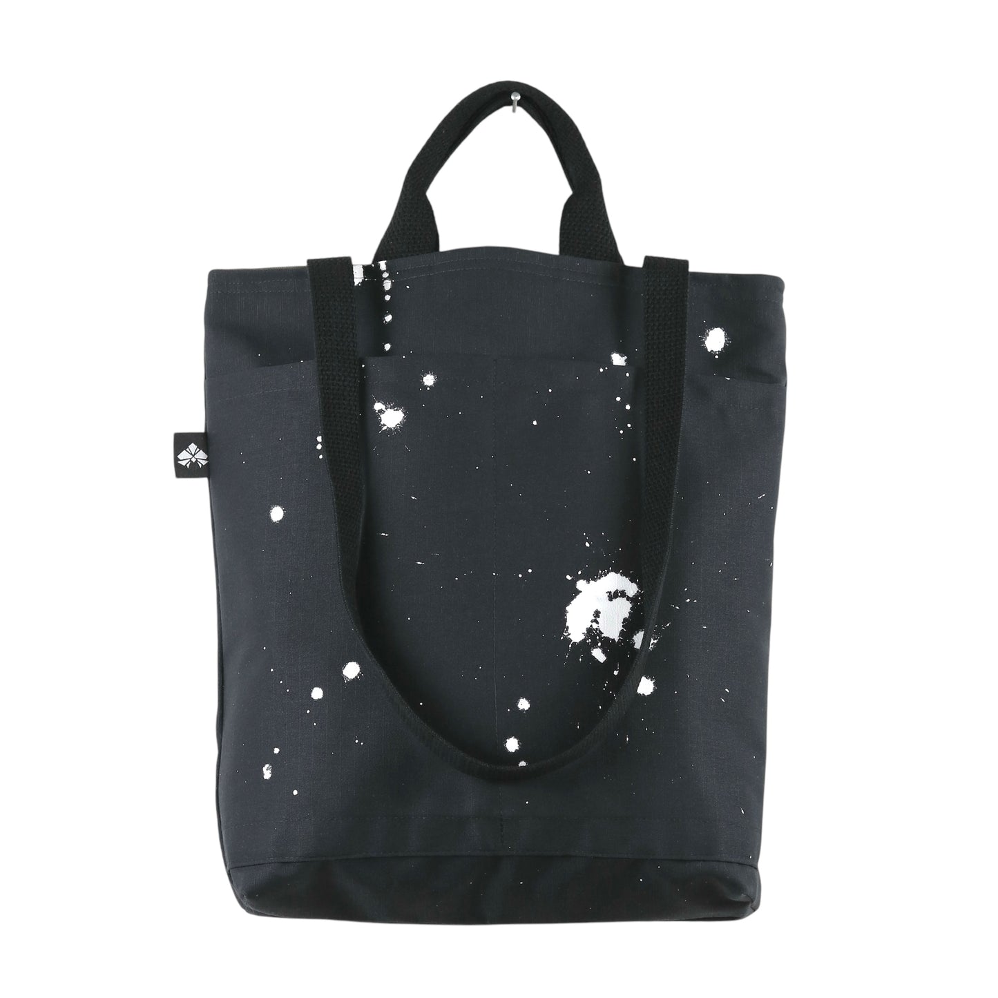 No. 6 CITY TOTE: Black with White