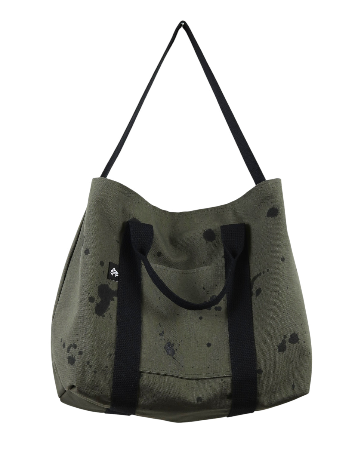 No. 5 CARRY ALL TOTE: Olive with Black
