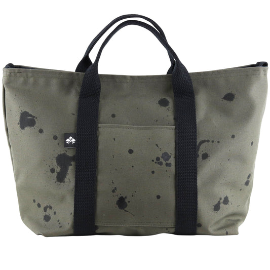 No. 5 CARRY ALL TOTE: Olive with Black
