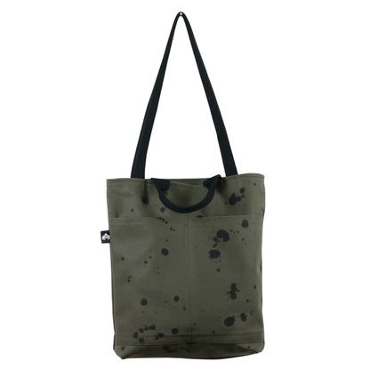 No. 6 CITY TOTE: Olive with Black