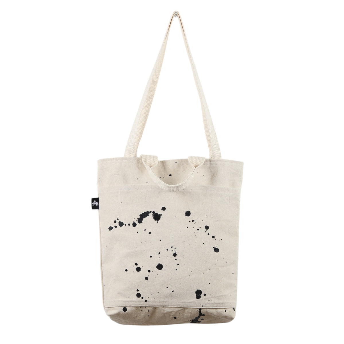 No. 6 CITY TOTE: Natural with Black