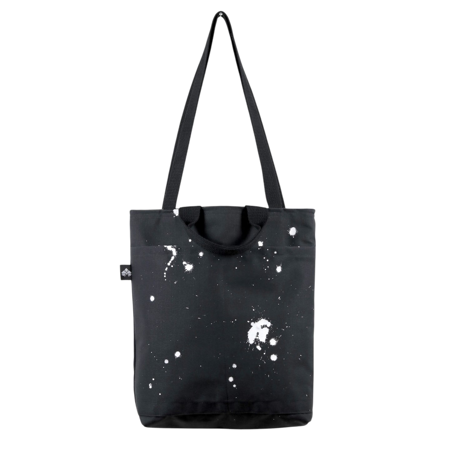 No. 6 CITY TOTE: Black with White