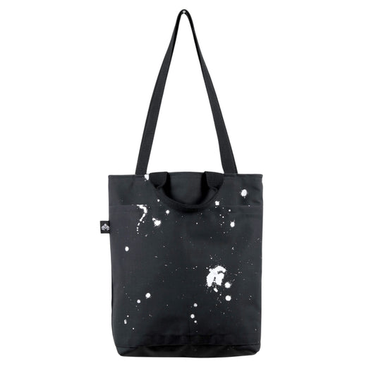 No. 6 CITY TOTE: Black with White