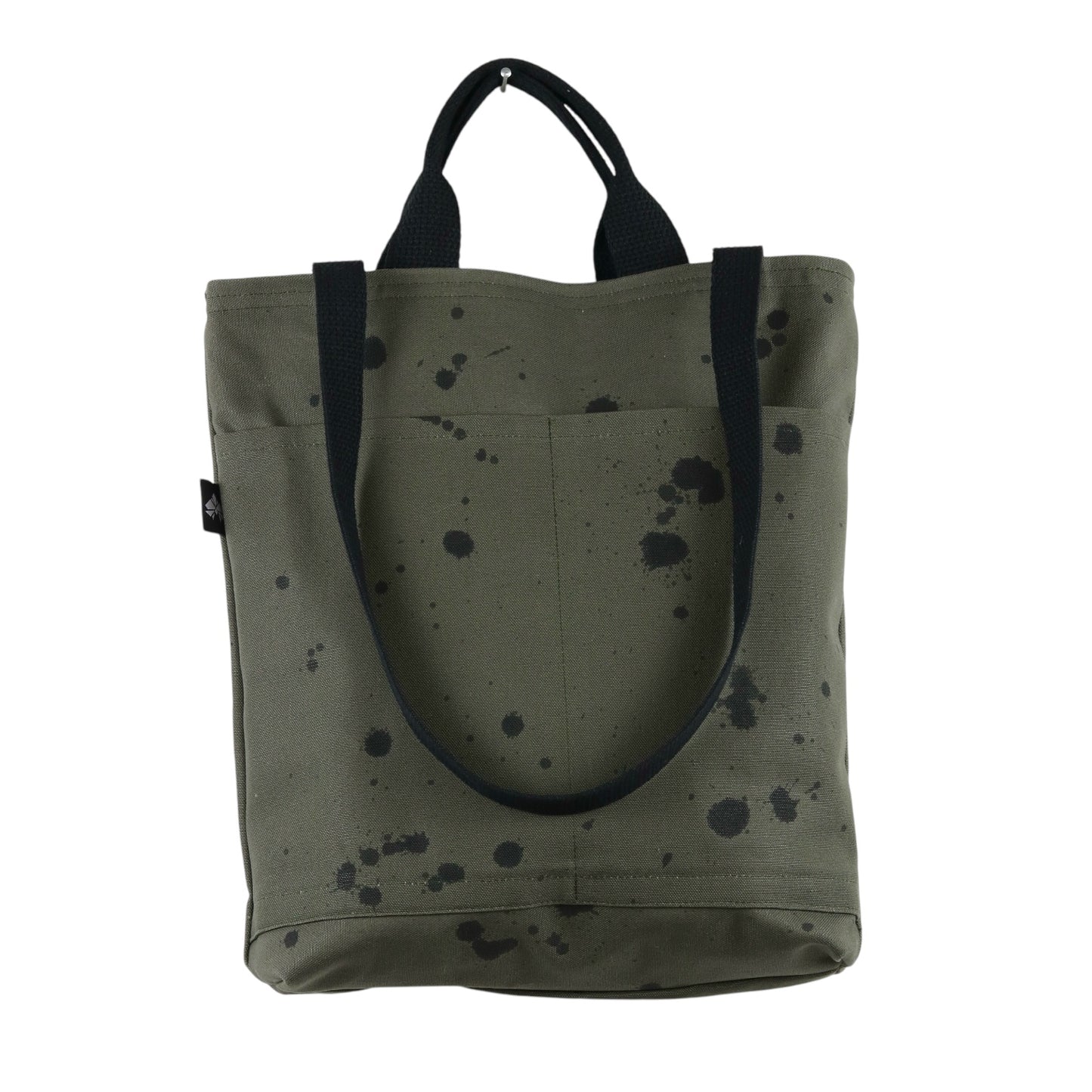 No. 6 CITY TOTE: Olive with Black